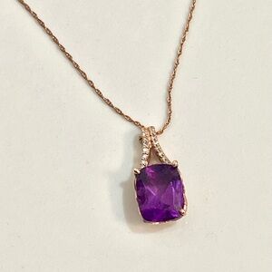 Helzberg Diamonds 14k Rose Gold Necklace